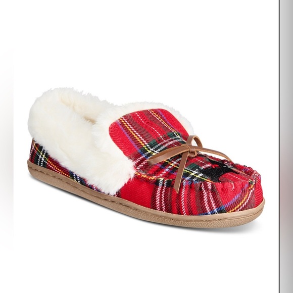 Dorenda Moccasin Slippers, - Picture 1 of 6